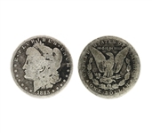 1885 U.S. Morgan Silver Dollar Coin