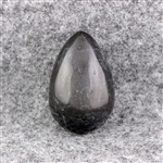 87.7g Egg-Shaped Cut Onyx Chalcedony Gemstone