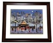 Wooster Scott- "8th Ave" Framed Giclee Original Signature & Numbered Editon with Certificate (Vault_DNG)