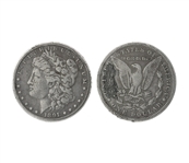 1891 U.S. Morgan Silver Dollar Coin