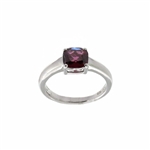 Amethyst 925 Sterling Silver Size 7 Ring