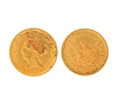 1853 $2.50 U.S. Liberty Head Gold Coin